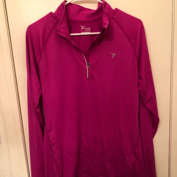 Old navy 3/4 zip workout top - Picture 1 of 1